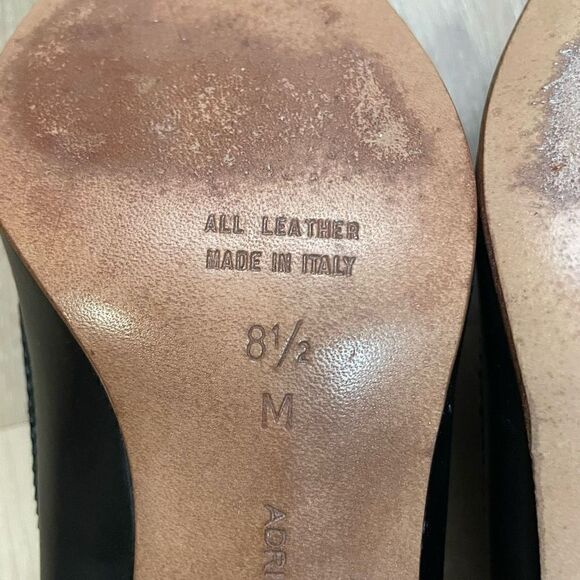 Adrienne Vittadini Ganby White Leather Point Women Stiletto High Heels 8.5M - Picture 8 of 9